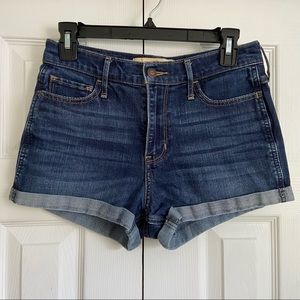 Hollister High Rise Denim Shorts